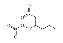 1-nitrohexan-2-yloxy nitrate Structure