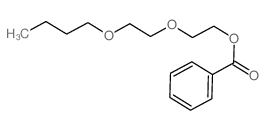 2-(2-butoxyethoxy)ethyl benzoate Structure