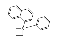 1-naphthalen-1-yl-1-phenylsiletane结构式