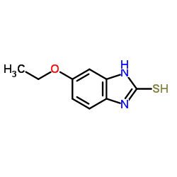 5-乙氧基-2-巯基苯并咪唑结构式