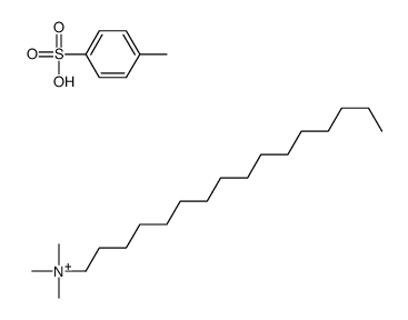 hexadecyl(trimethyl)azanium,4-methylbenzenesulfonic acid结构式