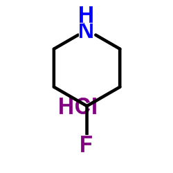 4-氟哌啶盐酸盐结构式