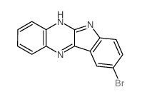 9-Bromo-6H-indolo(2,3-b)quinoxaline结构式