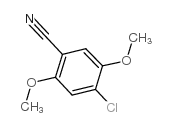 4-氯-2,5-二甲氧基苯甲腈结构式