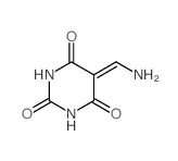 2,4,6(1H,3H,5H)-Pyrimidinetrione,5-(aminomethylene)- Structure