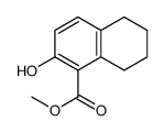 2-羟基-5,6,7,8-四氢萘-1-羧酸甲酯结构式