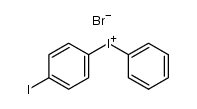 (p-iodophenyl)(phenyl)iodonium bromide结构式