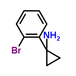 1-(2-溴苯基)环丙胺结构式