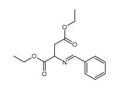 diethyl 2-(benzylideneamino)succinate Structure