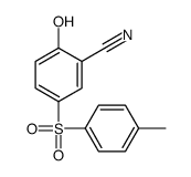 2-hydroxy-5-(4-methylphenyl)sulfonylbenzonitrile Structure