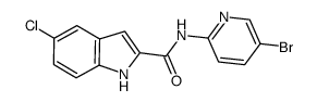 N-(5-bromopyridin-2-yl)-5-chloro-1H-indole-2-carboxamide structure
