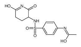 N-[4-[(2,6-dioxopiperidin-3-yl)sulfamoyl]phenyl]acetamide结构式