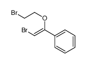 [2-bromo-1-(2-bromoethoxy)ethenyl]benzene Structure
