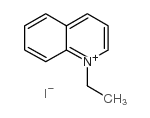 Quinolinium, 1-ethyl-,iodide (1:1) Structure