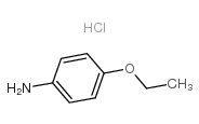 p-phenetidine hydrochloride Structure