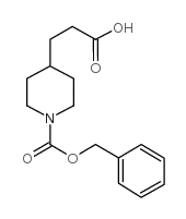 3-(1-((Benzyloxy)carbonyl)piperidin-4-yl)propanoic acid Structure