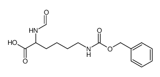 Nα-Formyl-Nε-benzyloxycarbonyl-lys Structure