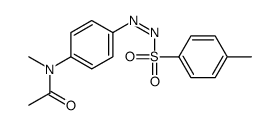 N-methyl-N-[4-[(4-methylphenyl)sulfonyldiazenyl]phenyl]acetamide结构式