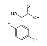 (5-bromo-2-fluorophenyl)(hydroxy)acetic acid Structure