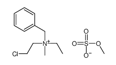 benzyl-(2-chloroethyl)-ethyl-methylazanium,methyl sulfate结构式
