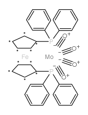 (1,1’-双(二苯基磷)二茂铁)四羰基钼结构式