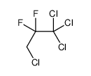 1,1,1,3-tetrachloro-2,2-difluoropropane Structure
