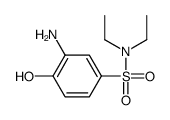 3-氨基-N,N-二乙基-4-羟基苯磺酰胺结构式
