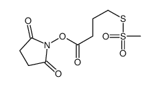 N-Succinimidyloxycarbonylpropyl methanethiosulfonate结构式