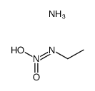 (E)-2-ethyl-1-hydroxydiazene 1-oxide, ammonia salt Structure