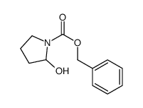benzyl 2-hydroxypyrrolidine-1-carboxylate结构式