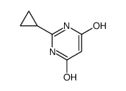 2-Cyclopropylpyrimidine-4,6-diol Structure