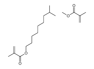 methyl 2-methylprop-2-enoate,8-methylnonyl 2-methylprop-2-enoate结构式