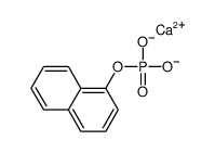 1-naphthylphosphoric acid calcium salt Structure
