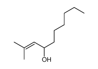 2-methyldec-2-en-4-ol Structure