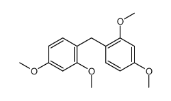 2,2',4,4'-tetramethoxydiphenylmethane Structure