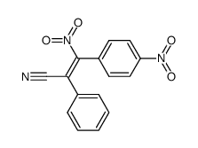 (Z)-α-Phenyl-β-nitro-4-nitrocinnamonitril Structure
