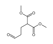 dimethyl 2-(3-oxopropyl)propanedioate结构式