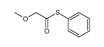 S-phenyl 2-methoxyethanethionate结构式