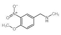 N-(4-Methoxy-3-nitrobenzyl)-N-methylamine Structure