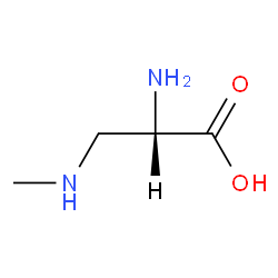 D-Β-(N-甲基氨基)丙氨酸结构式
