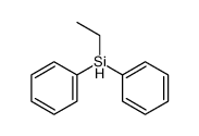 ethyldiphenylsilane Structure