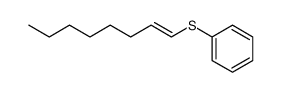 (E)-oct-1-enylsulfanyl-benzene结构式