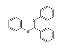 苯基双(苯硫基)甲烷结构式