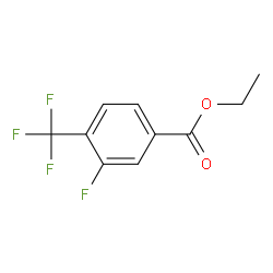 3-氟-4-(三氟甲基)苯甲酸乙酯结构式
