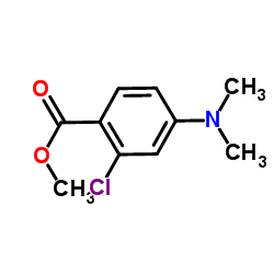 Methyl 2-chloro-4-(dimethylamino)benzoate Structure