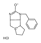 1-benzyl-3,3a,4,6,7,8,8a,8b-octahydrothieno[5,6]thieno[1,2-b]imidazol-5-ium-2-one,chloride Structure