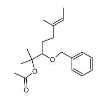 (E)-3-(benzyloxy)-2,6-dimethyloct-6-en-2-yl acetate Structure