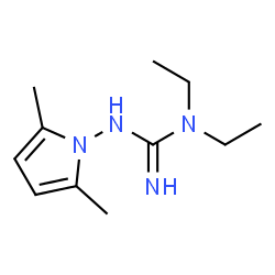 Guanidine, N-(2,5-dimethyl-1H-pyrrol-1-yl)-N,N-diethyl- (9CI) Structure