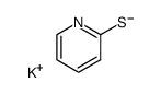 2-mercaptopyridine potassium salt Structure