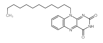 Benzo[g]pteridine-2,4(3H,10H)-dione, 10-dodecyl-结构式